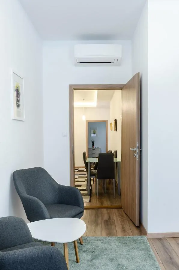 3 En Suit Bedroom Flat In The Main Centre For 6Ppl, 3Bdr,3Bthr,Ac Budapest